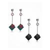 Women's Surgical Homica Square Mix Earrings