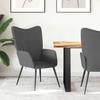 Vidaxl Armchair, Dark Gray, Upholstered In Fabric