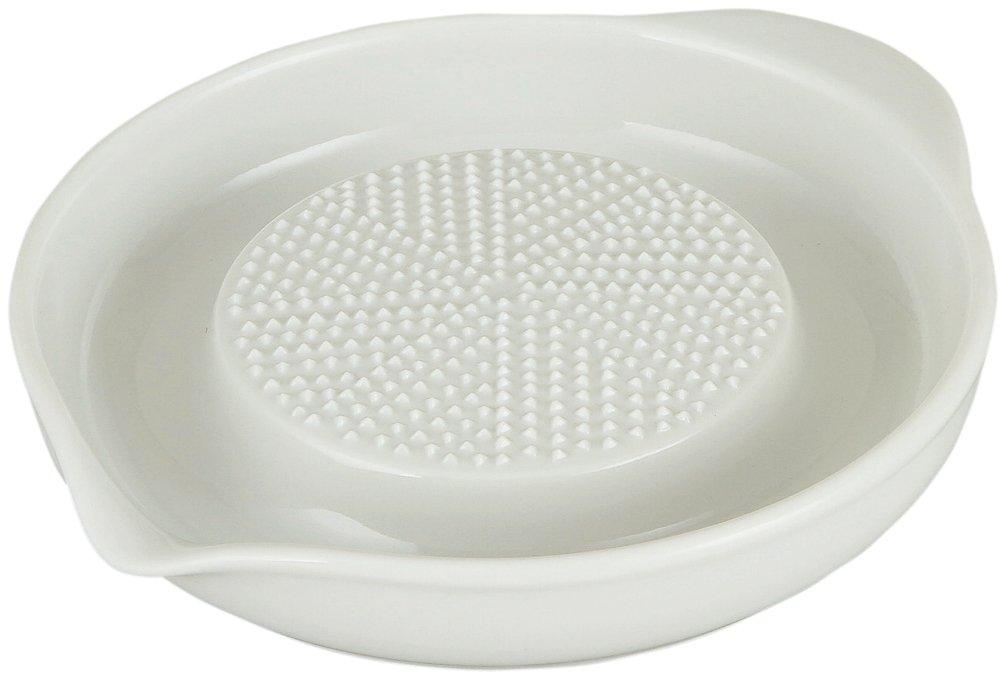 

Kai House Select Ceramic Grater with Made in DH7071 Silicone, Japan, белый