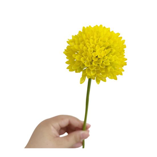 Artificial Dianthus Stem Realistic Fake Green/Orange/Yellow Tricks Plant for Vase Home Office Wedding Decoration Flower Arrangment