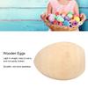 10 Stuks Houten Eieren Levendig Lichtgewicht Draagbaar Niet Snel Breekbaar Voedselspeelgoed Nep Eieren voor Familiedecoratie