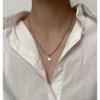 Chain Necklace Y2k Star Neck Jewelry Alloy Material Gift for Fashion Lover