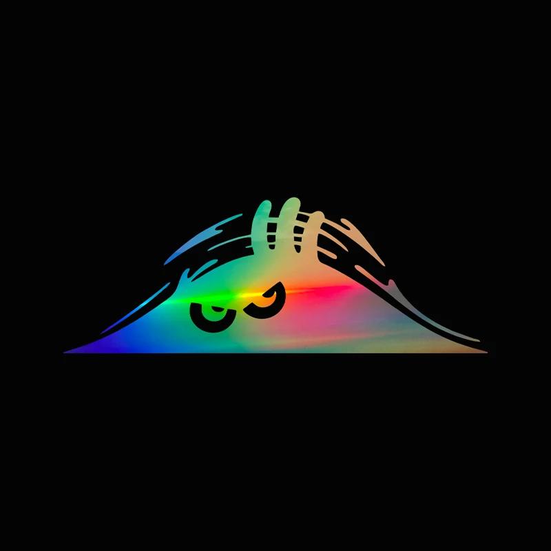 19X7CM Creative Cute Car interior stickers Vinyl Decal Angry eyes Motorcycle Decorative Accessories