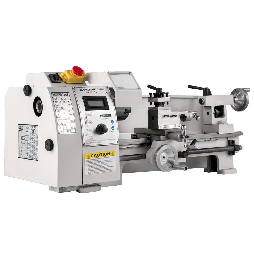 8x14 Inch Mini Metal Lathe with 650W Low-noise Dividing Head Lathe