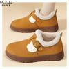 Fashion Women's Cotton Shoes Winter New Fashion Versatile Cotton Boots with Thick Velvet Snow Boots Fashion Cheap Shoes Clearance
