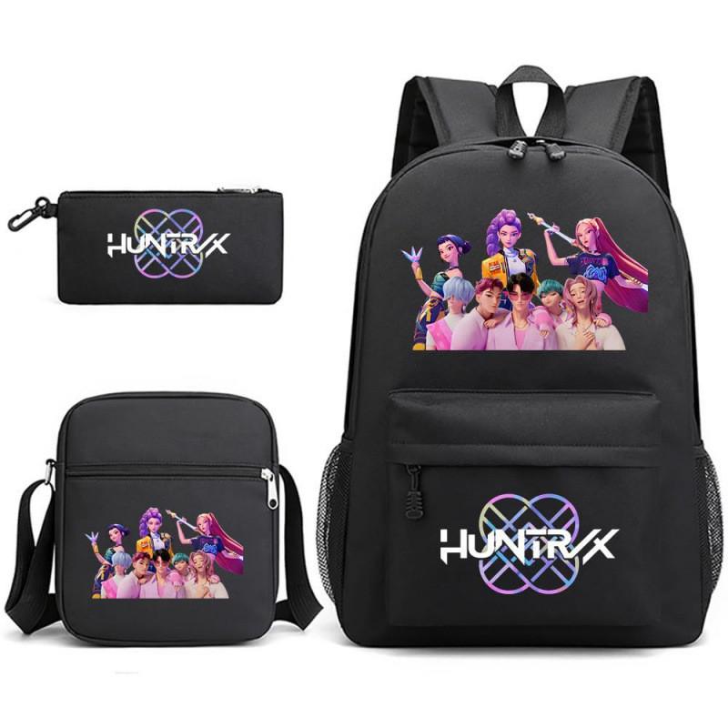 

Kpop Demon Hunters Childrens Backpack With Breathable Oxford Fabric For School And Casual Use Style1