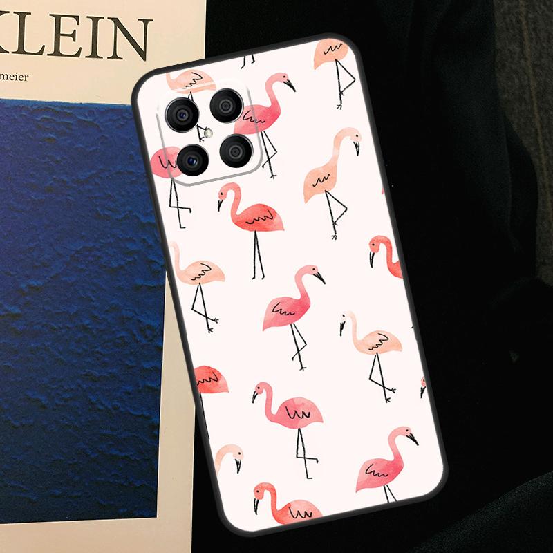 Flamingo Case For Honor 50 70 90 Lite X9b X9a X8b X8a X8 X9 X9c Honor 200 Pro Magic 7 5 6 Lite Cover