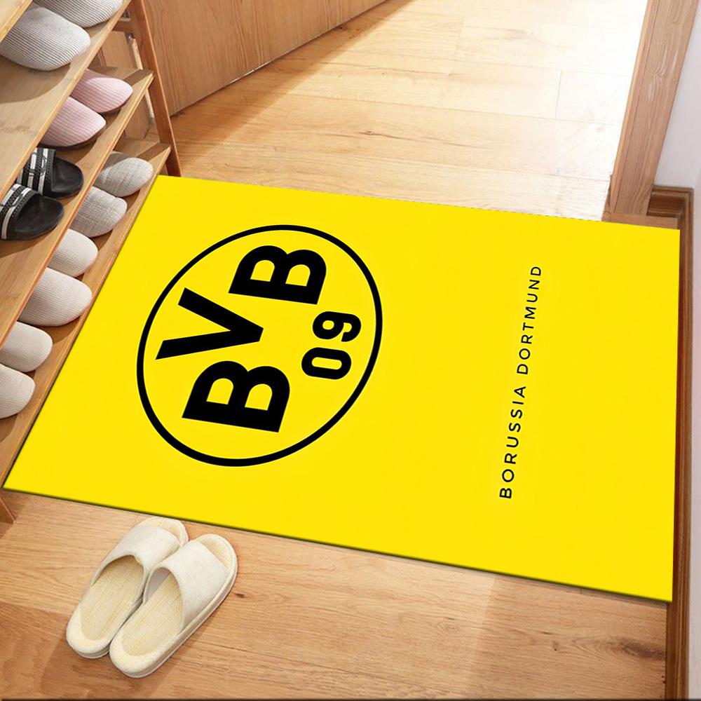 Borussia Dortmund Floor Mat Perfect For Dining Room Decorate Room Dormitory Kitchen Antislip Carpet Anime Office Decor Wedding Party Gift