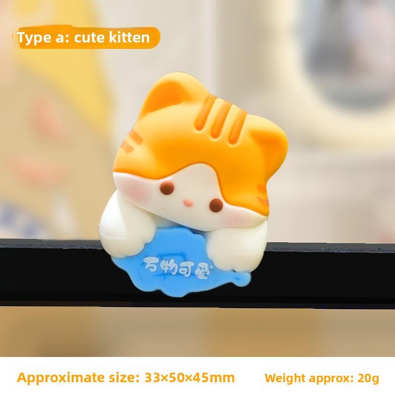Office Computer Decorations, Cute Little Figurines, Car Dashboard Screen Ornaments, Hanging Pieces