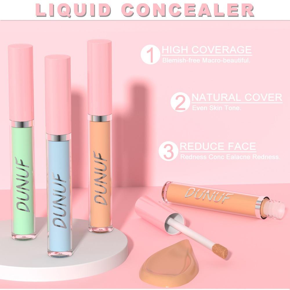 DUNUF 8 Color Concealer Foundation для устранения темных кругов 08 — фото 5