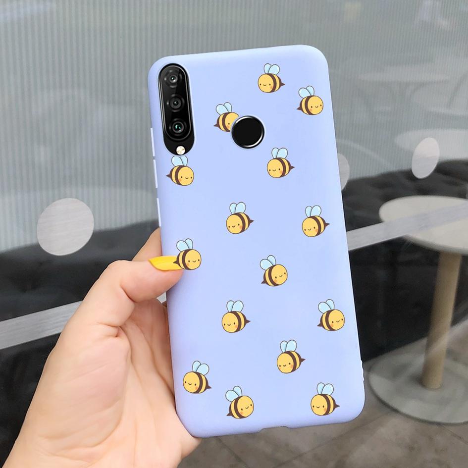 For Huawei P30 Lite Pro Case Fashion Girls Butterfly Bees Soft Fundas For Huawei P30 Pro VOG-L29 ELE-L29 P 30 Lite P30lite Coque