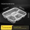 Disposable 5-Compartment Takeout Food Containers