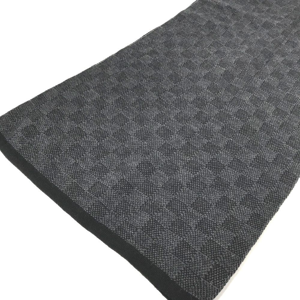 Louis Vuitton M70028 Damier Graphite Echarpes petit Damier  Scarf Black/gray