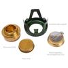 Portable Aluminum Alloy Alcohol Stove with Lid Outdoor Camping Picnics Stove
