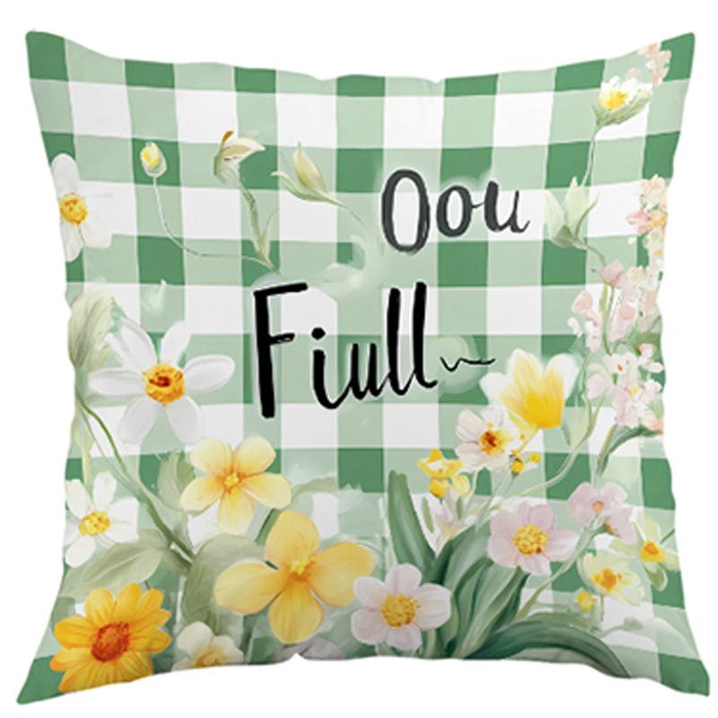 

New Style Novel Personality Simple Pillowcase Home Sofa Cushion Pillowcase Decorative Pillowcase Short plush 45X45CM pillow cover