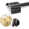 Semicircle Punching Stitching Cut Steel Leather Corner Cutter Kits Manual Round Belt Strap Wallet Bag Leather Punch Tool 15-45mm