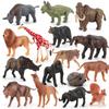Simulation Tiger Lion Giraffe Elephant Hippopotamus Wild Animal Model Ornament For Educational Display And Collectors