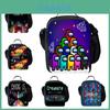 Stilvolles und lustiges dreiteiliges Rucksack-Set für Kinder mit geometrischen Mustern