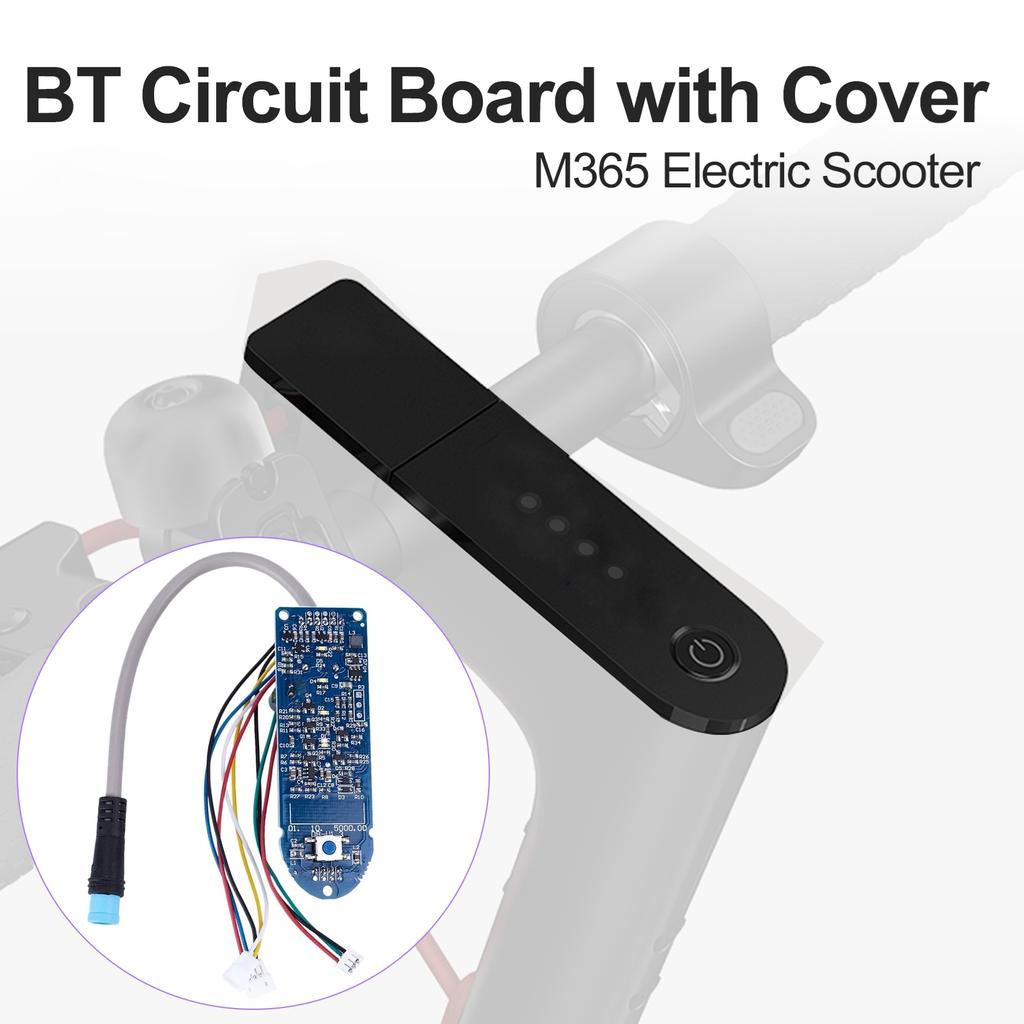 Electric Scooter BT Dashboard Circuit Board with Cover Replacement for Xiaomi Mijia M365 Electric Scooter