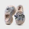 Cotton Shoes with Fleece for Indoor Heightening, Thick-soled, Versatile and Warm Fleece Slippers
