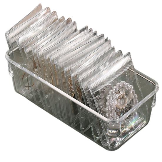 1 sada stolního organizéru Antioxidace Velkokapacitní PS náhrdelník Náramek Ring Úložná krabička s uzavřeným sáčkem Potřeby do ložnice