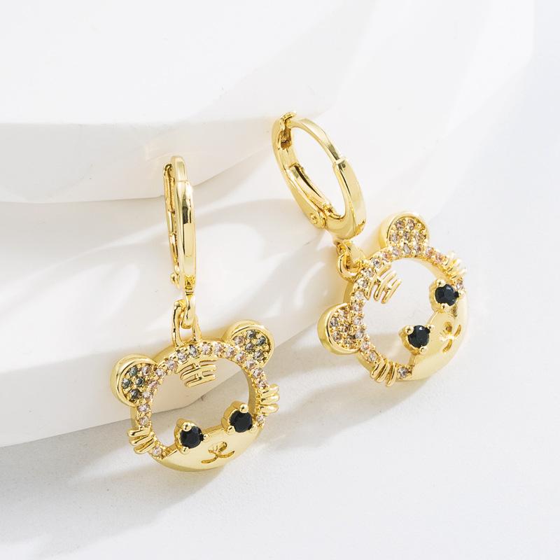 Women's Hoop Earring Bohemian O Shaped Creative Rice Beads Exaggerated Accessories Earrings