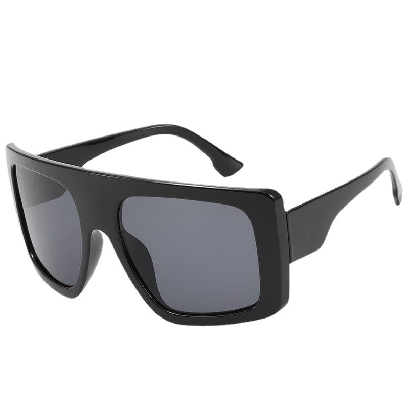 New Women'S Oversized Frame Sunglasses Women Fashion Jelly Square Sun Glasses Outdoor Travel Lady Eyewear Uv400