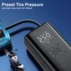With LED Light Digital LCD Display Portable Tire Pressure Gauge Tire Inflator Air Compressor 150PSI 120W Air Pump Wireless