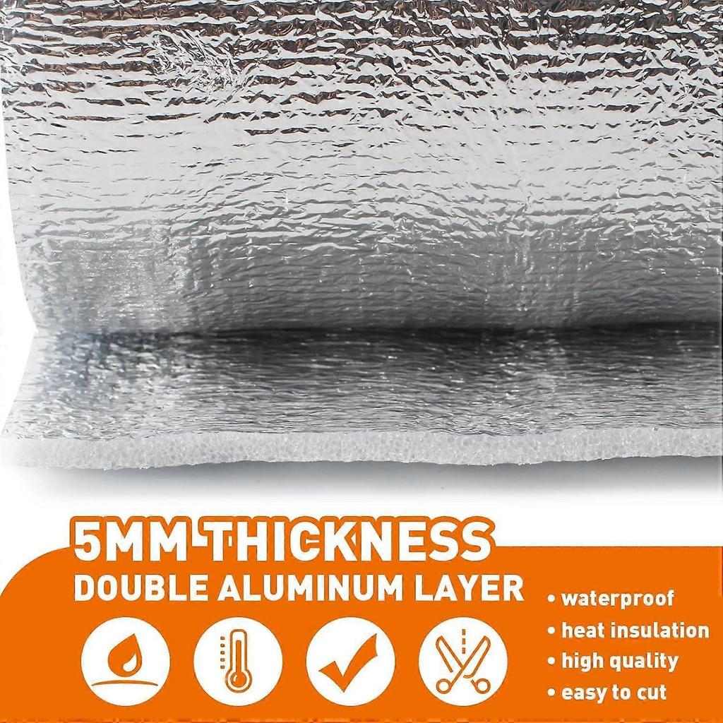 5mm Reflective Insulation Foam Core Radiant Barrier 40  80 Double Side Foil
