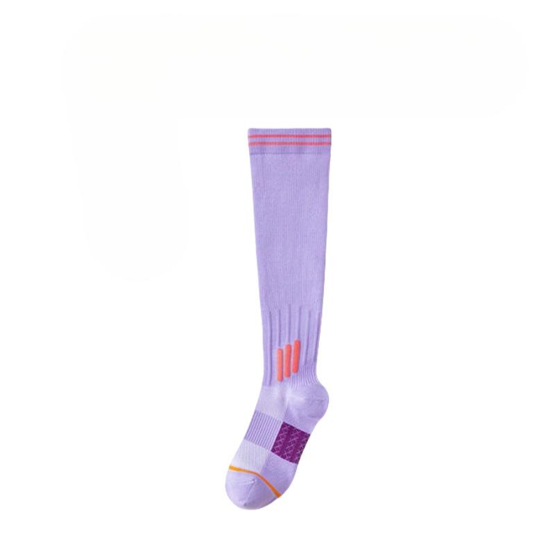 2 Pairs of Women's Professional Fitness Yoga Exercise Pressure Long Leg Socks