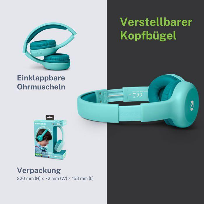 Casque Sans Fil - MUSE - M-215 BTB - Autonomie 13h - Bluetooth 5.0 - Micro Intégré