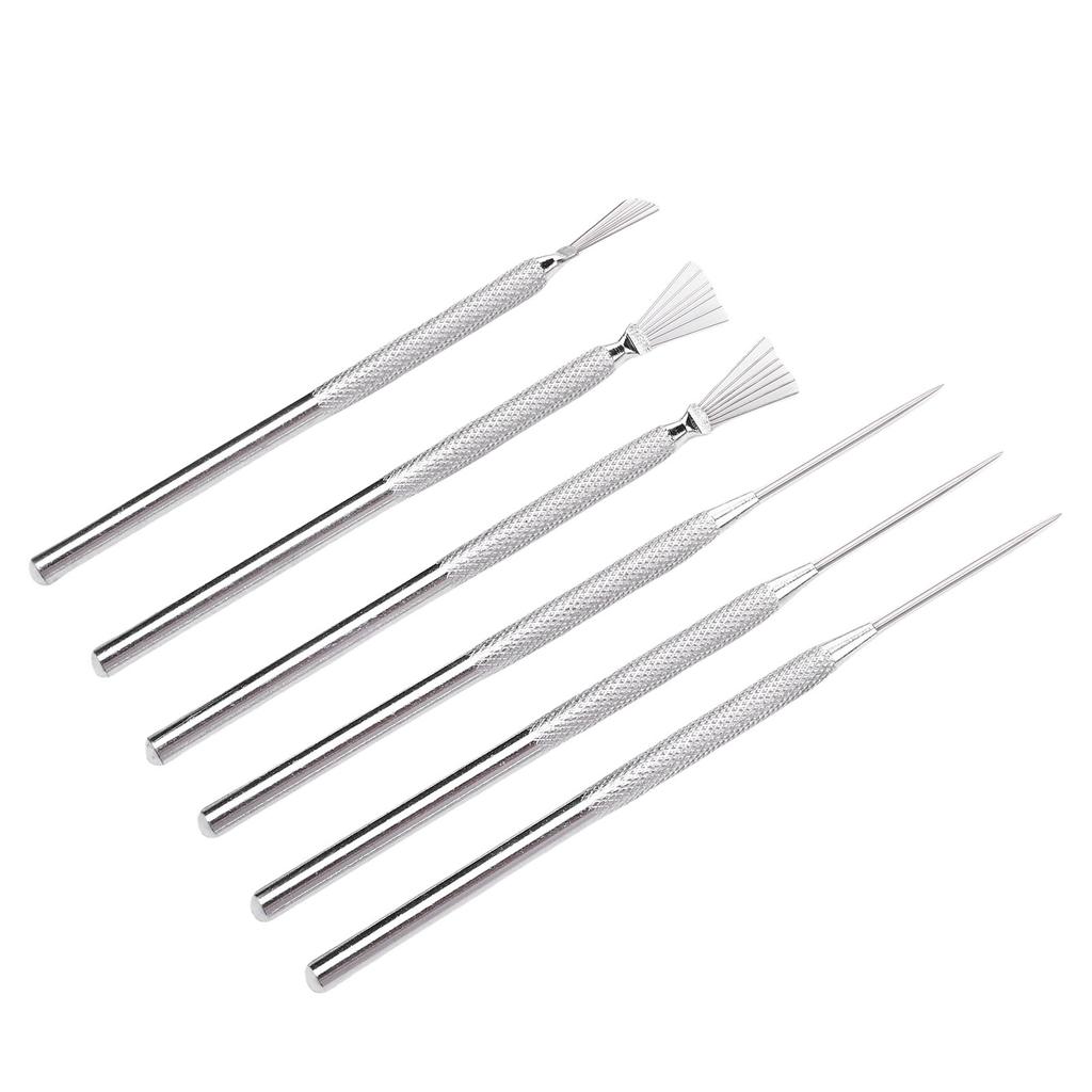 Clay Needle Tools Ergonomic Handle Stainless Steel Clay Pottery Sculpting Texturing Modeling Tools