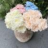 Roses Head 9 Bouquet For Wedding Decor Home Photography Styling Props Gifts