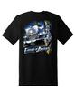 Earnin Burnin Diesel Truck Double Sided Trucker Graphic Tee