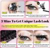 544 Cluster D Curl Individual Lash Set: DIY Dense, Curled, Segmented Eyelashes