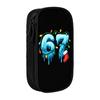 Aesthetic Pencil Case 67 Six Seven Funny Christmas 6 7 Meme Xmas Pencil Pouch School Pencil Cases Boy Girl School Supplies