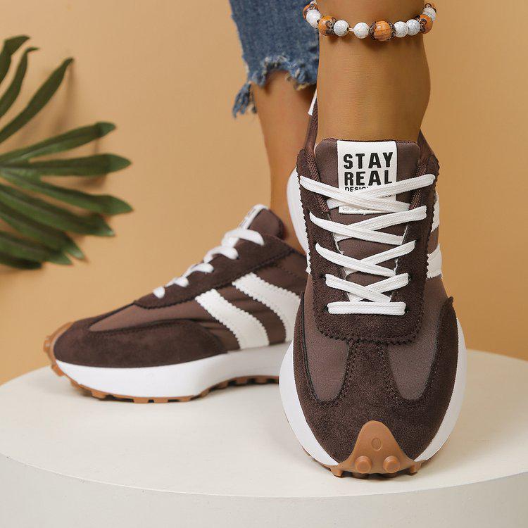 2025 Women's Plus Size Slim Waist Dad Sneakers - Thick Sole Casual Sports Shoes for Spring/Summer