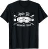 Apres Ski Drinking Team Snow Goggles Skier Saying Skiing Fun T-Shirt