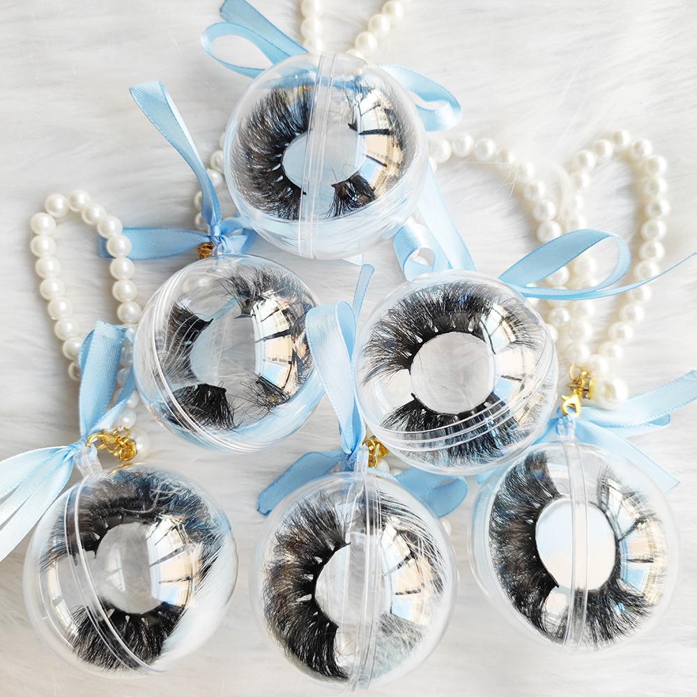 Package Box Custom Mink Eyelashes Private Label Natural False Full Strip Eyelashes Supplier 3D Mink Eye Lashes