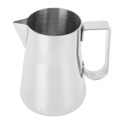 Milk Frothing Pitcher Stainless Steel Frother Jug Mixing Cup Pot for Coffee Drinks 350ml Silver