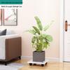 Mobile Rectangular Plant Pot Tray with Wheels