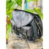 Women's Exotic Leather Crossbody New Messenger Handbags Black Bag