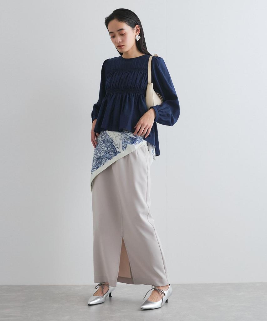 [BIS] Women's Shirred Blouse, Conmain (40)