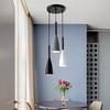 Nordic Modern Triple Pendant Light - Black, White, Grey for Dining, Bedroom, Bar