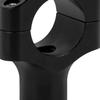 Motorcycle 1.25" Handlebar Riser Clamp Fit For Harley Softail Sportster XL Dyna Touring Road King (Black)