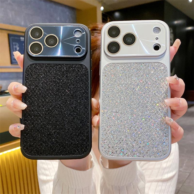 INS Luxus Glitzer Bling Handyhülle Für Apple iPhone 17 16 15 14 13 Pro Max Mode Kameraobjektiv Stoßfest Hart Schutzhülle