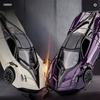 1:43  Alloy car model simulation and rebound small sports car Children's toy car gift collection display