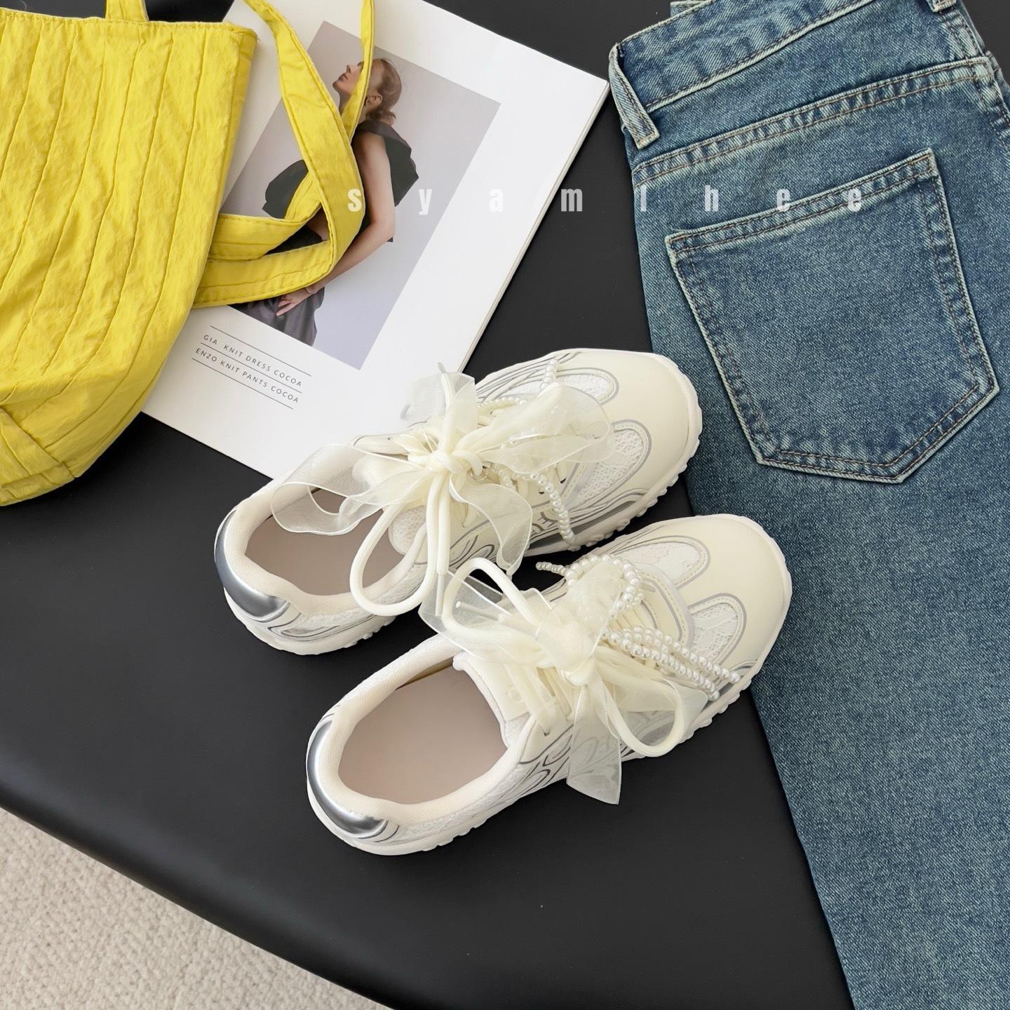 

Универсальные кружевные женские топы с толстым дном и полумесяцем серебристого цвета усиливают тенденцию к отдыху 39 белый