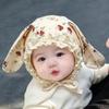 Rabbit Ear Newborn Beanie Lace Children's Warm Hat New Pullover Cap  Outdoor