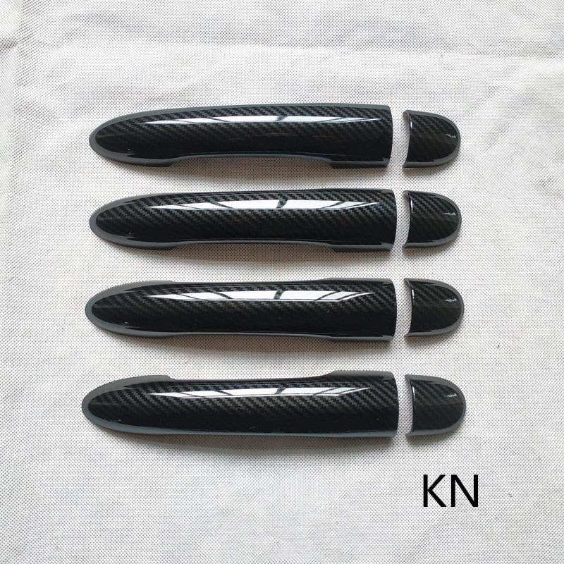 Door Handle Plastic Imitation Carbon Fiber Cover Trim for Renault Modus Car Styling Accessories